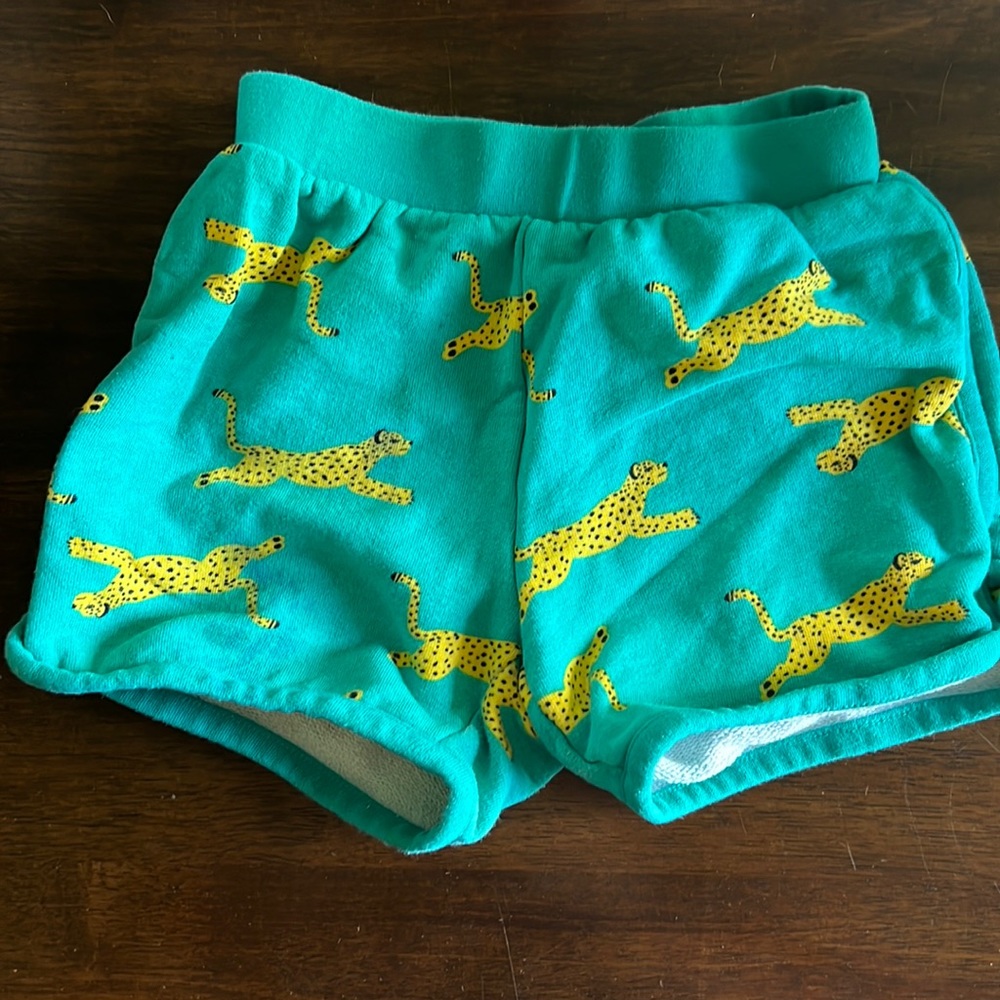 Hanna Andersson cheetah shorts